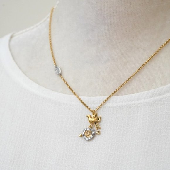 Juicy Couture Jewelry - Juicy Couture Peace and Dove Necklace